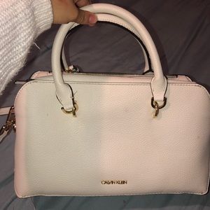 Calvin Klein cream purse